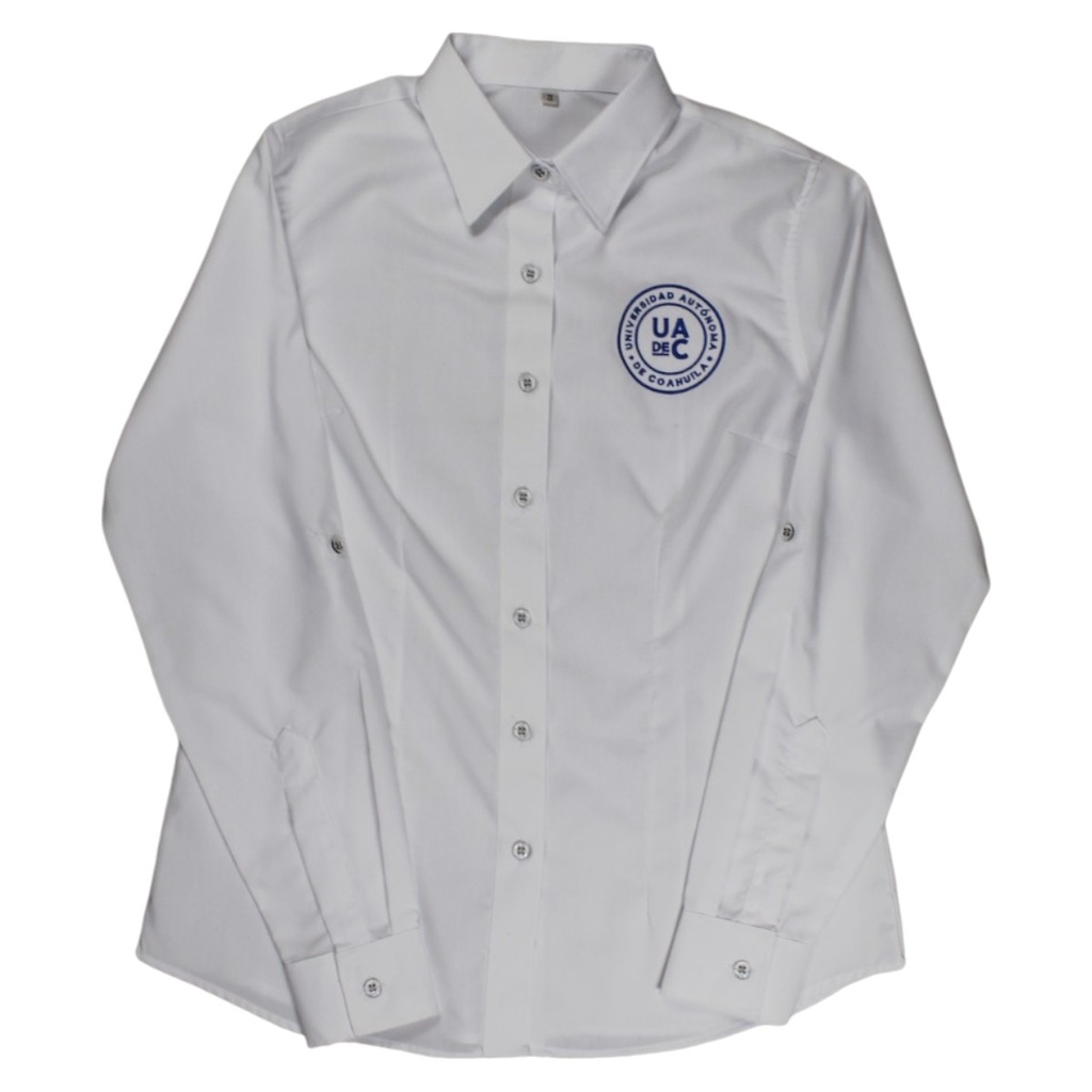 Blusa dama UADEC logotipo institucional manga larga